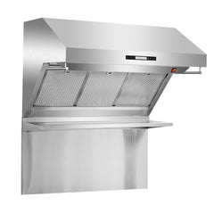 Forno Savona - 36" Wall Mount Range Hood with Hybrid Stainless Filters & Back Splash