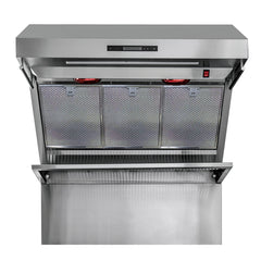 Forno Savona - 36" Wall Mount Range Hood with Hybrid Stainless Filters & Back Splash