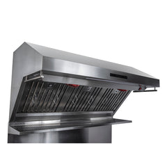 Forno Savona - 48" Wall Mount Range Hood With Baffle Filter & Back Splash