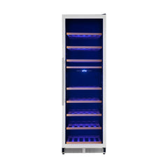 Forno Avellino 24-Inch Dual Zone Wine Cooler, 16 cu.ft, Adjustable Temperature Zones, Stainless Steel