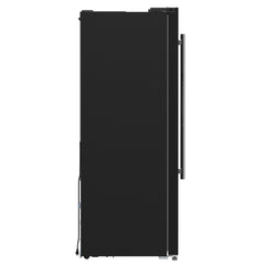 Forno Salerno Espresso 36" Side-by-Side Black Refrigerator 20 cu. ft