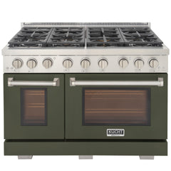 Kucht Professional 48" Natural Gas Range – KFX480 with Custom Body & Accent Knobs