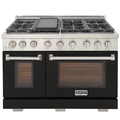 Kucht Professional 48" Propane Gas Range – KFX4800X/LP with TrueSimmer & Triple Rocket Power Burners (Custom Body Colors)