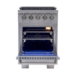 Kucht Professional 24" Propane Gas Range – KFX2400X-S/LP with TrueSimmer & Rocket Power Burners