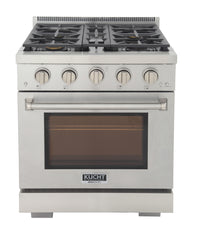 Kucht Professional 30" Propane Gas Range – KFX3000X/LP with TrueSimmer & Rocket Power Burners (Custom Body Colors)
