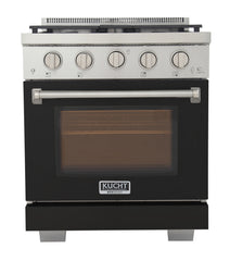 Kucht Professional 30" Gas Range KFX300/LP – 4.2 cu. ft. Convection Oven (Factory Propane, 6 Body Colors + 3 Accent Knob Options)
