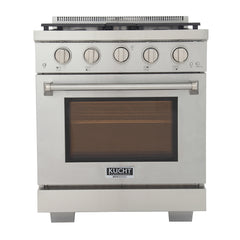 Kucht Professional 30" Gas Range KFX300/LP – 4.2 cu. ft. Convection Oven (Factory Propane, 6 Body Colors + 3 Accent Knob Options)
