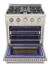 Kucht Professional 30" Propane Gas Range – KFX3000X/LP with TrueSimmer & Rocket Power Burners (Custom Body Colors)