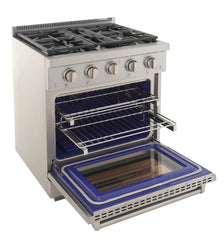 Kucht Professional 30" Propane Gas Range – KFX3000X/LP with TrueSimmer & Rocket Power Burners (Custom Body Colors)