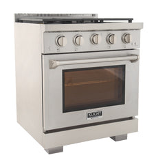 Kucht Professional 30" Natural Gas Range – KFX3000X with TrueSimmer & Rocket Power Burners (Custom Body Colors)
