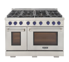 Kucht Professional 48" Natural Gas Range – KFX480 with Custom Body & Accent Knobs