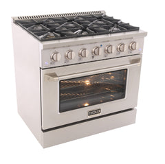 Kucht Professional 36" Gas Range – Color Series