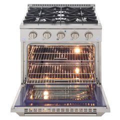 Kucht Professional 30" Dual Fuel Range – KDF302 with Customizable Color Panels (9 Body Colors)