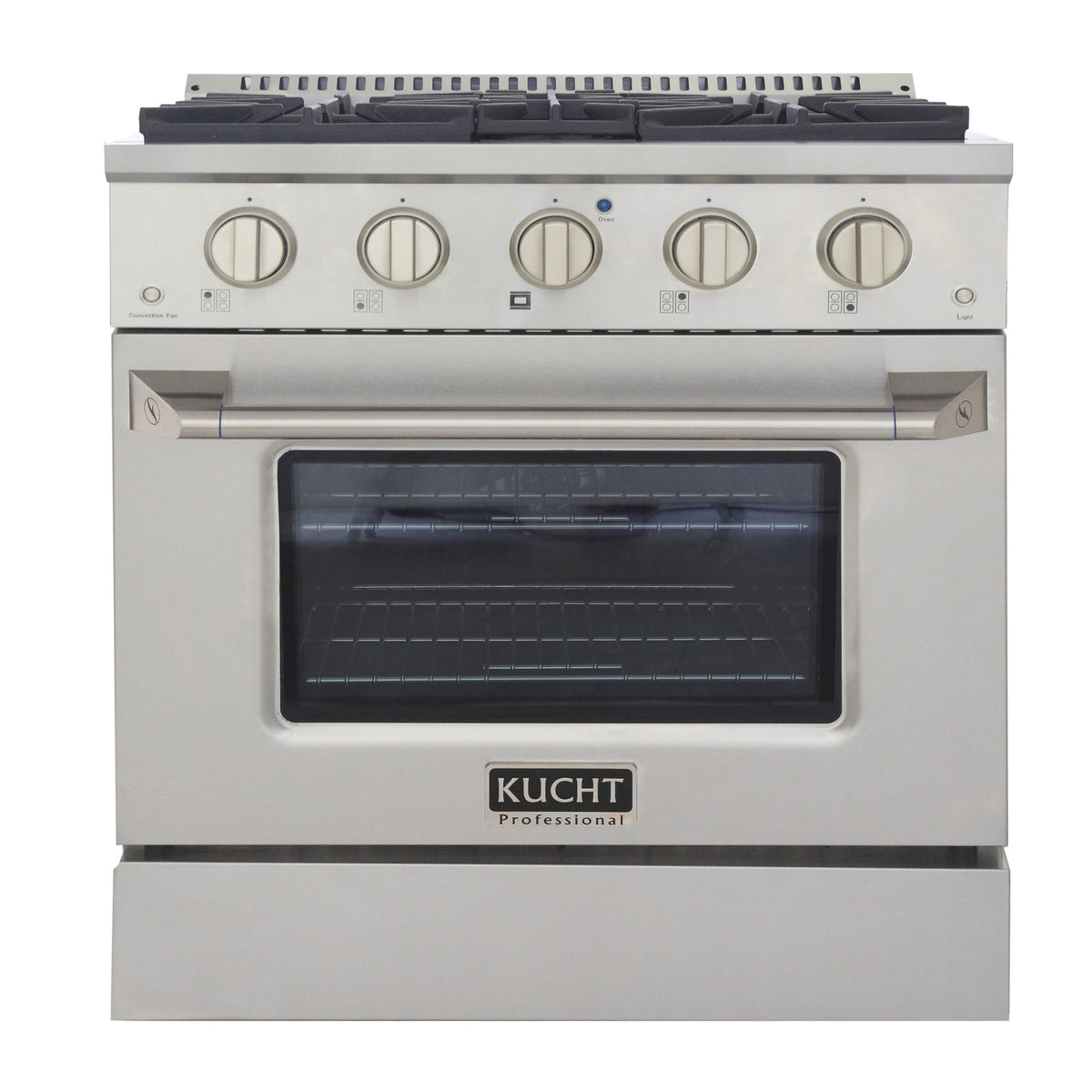 Kucht Professional 30" Dual Fuel Range – KDF302 with Customizable Color Panels (9 Body Colors)