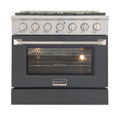 Kucht Professional 36" Gas Range – Color Series