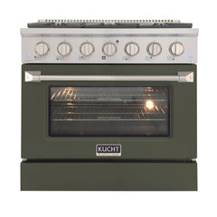 Kucht Professional 36" Gas Range – Color Series