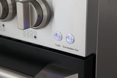 Kucht Professional 48" Gas Range – Black with Premium Metallic Accents