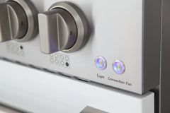 Kucht Professional 48" LP Gas Range – White with Premium Metallic Accents