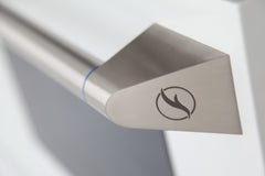 Kucht Professional 36" Gas Range – White (LP) with Premium Metallic Accents