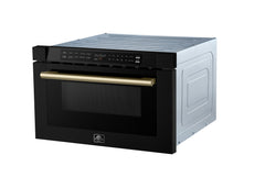 Forno Espresso Capoliveri 24" Microwave Drawer in Black