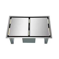 Forno Arezzo - 44" Ceiling Range Hood with Perimetric Heat, Odor, Gases and Steam  Air Capture