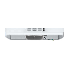 Forno Cappa 30" Under Cabinet Range Hood in White, 200 CFM, Convertible