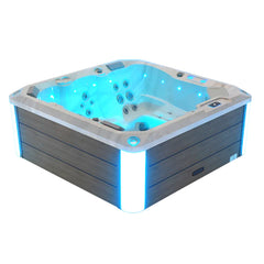 Empava Freestanding Luxury 5-Person Square Outdoor Hot Tub EMPV-SPA3528