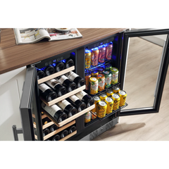 Empava Dual Zone Wine Cooler & Beverage Fridge BR04D