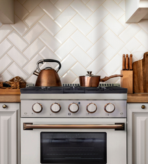 Kucht 30 Inch Gas Range, White Customized