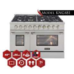 Kucht Professional 48" Gas Range – Color Series